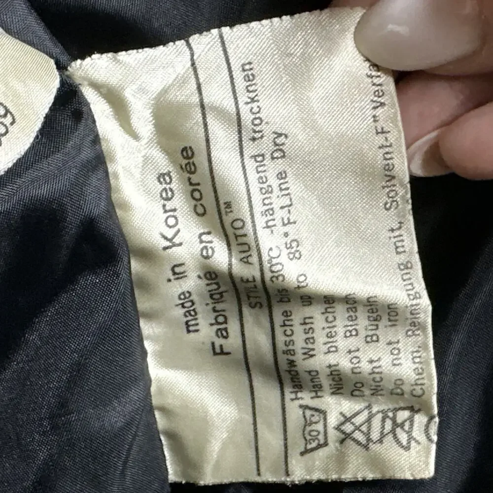 Vintage 80s Style Auto California Carrera Design Racing Jacket Size Small